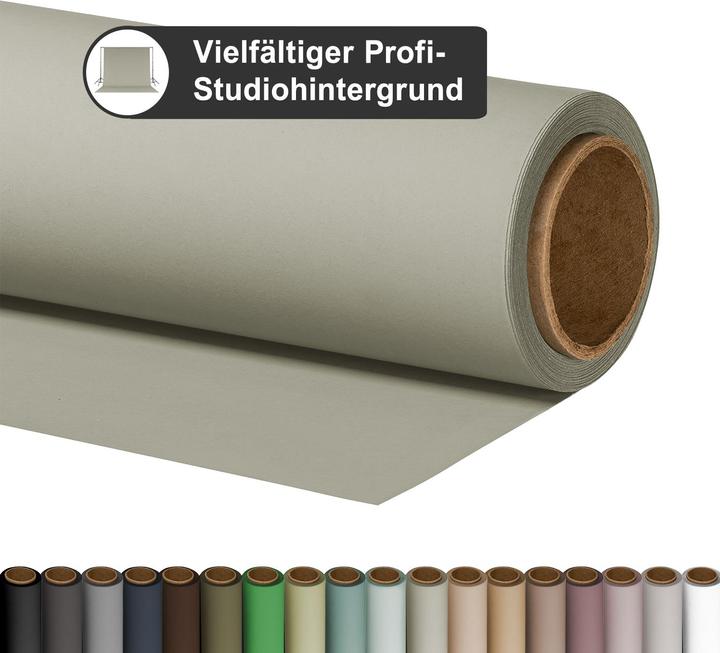 Produktbild Walimex pro Hintergrundkarton 2,72x10m, warm grey (272 cm, 1000 cm)