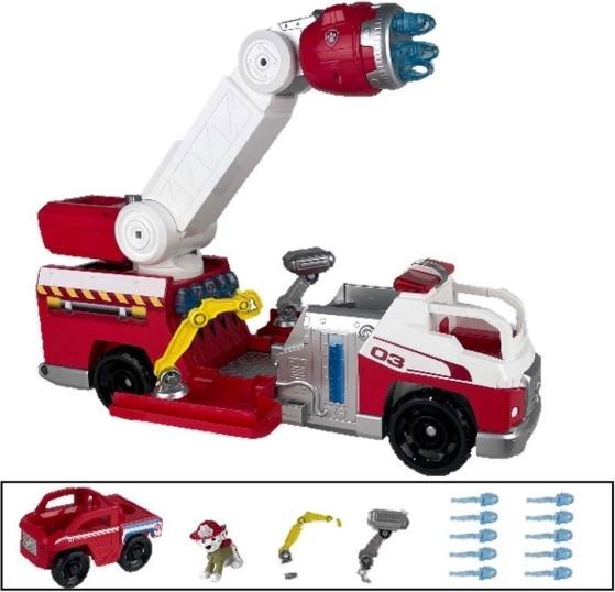 Actual product image Spin Master PAWPatrol-Fire Rescue-Deluxe Feuerwehr Fahrzeug