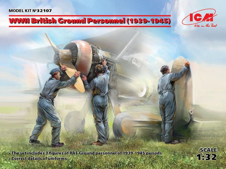 Immagine prodotto ICM Personale di terra britannico della seconda guerra mondiale (1939-1945)(3 figure)