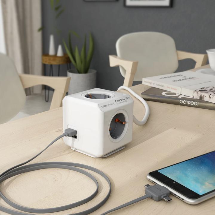 Actual product image Allocacoc PowerCube Extended USB Type F (4 x, USB-A, 3 m)
