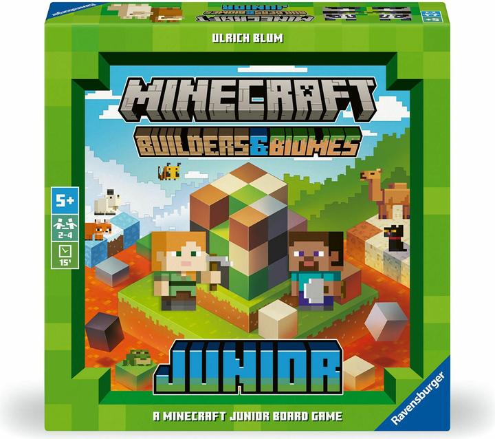 Actual product image Ravensburger 24615 Minecraft Builders & Biomes Junior - Co-operative children's game from 5 years for (Multilingual)
