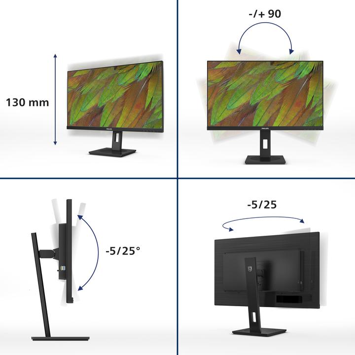 Produktbild Philips 27B1N3800 - 27 Zoll Ultra HD Mon (3840 x 2160 Pixel, 27")
