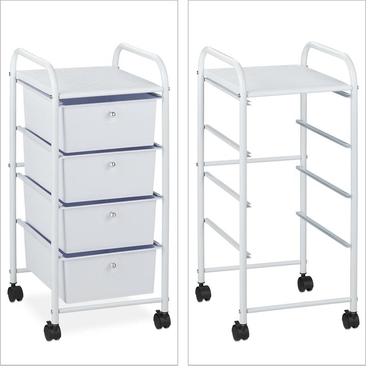 Produktbild Relaxdays Badrollwagen