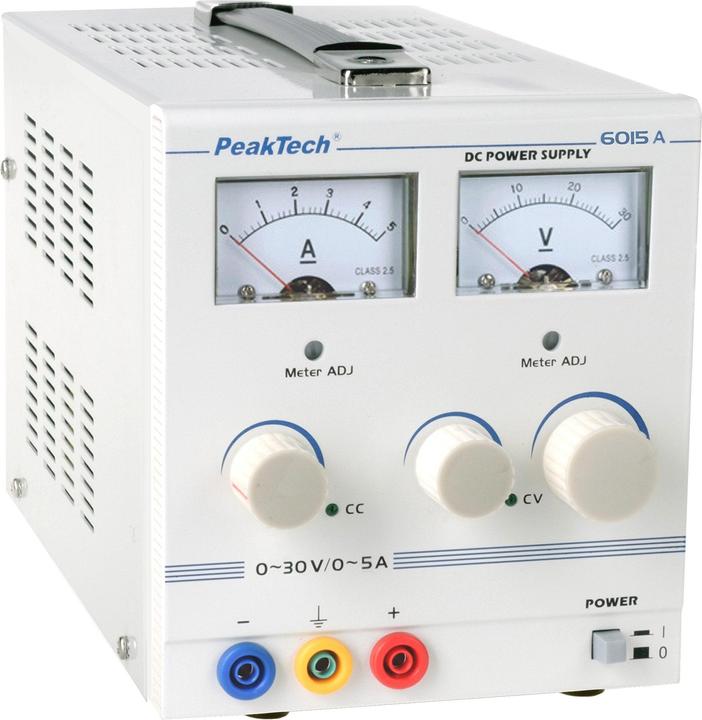 Peaktech Alimentatore da laboratorio 1 Kan....30 VDC 5 A (6015 A)