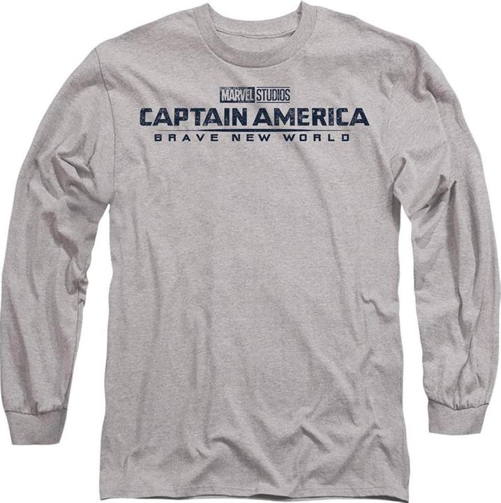 Actual product image Captain America Unisex Adult Distressed Logo T-Shirt (XXL)