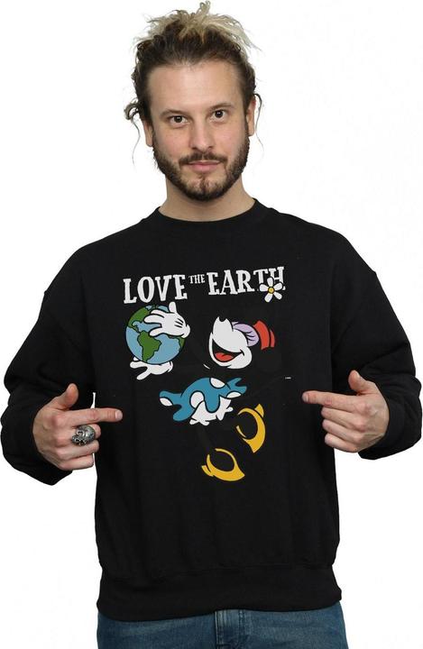 Immagine prodotto Disney Mickey Mouse Love The Earth Felpa Uomo (S)