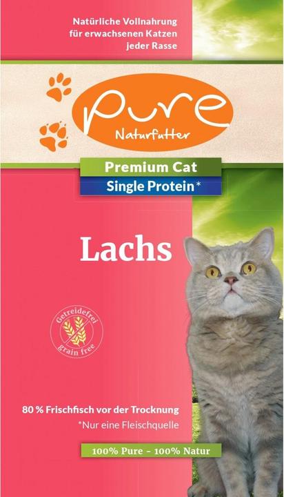 Immagine prodotto Pure Naturfutter Premium Cat Salmone monoproteico senza cereali (Adulto, 1 pz., 500 g)