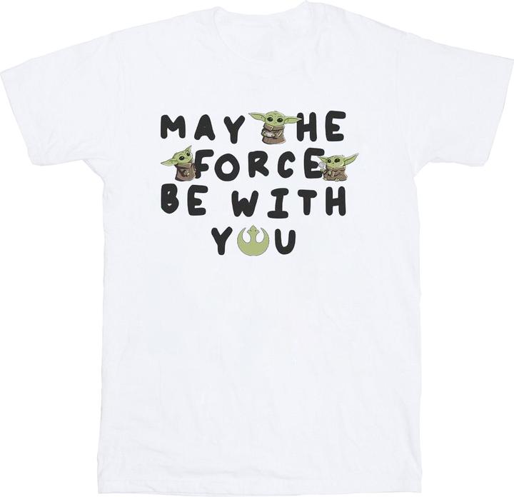 Star Wars The Mandalorian Grogu May The Force Be With You TShirt (XL)
