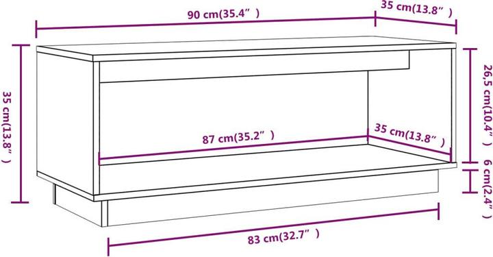 Actual product image VidaXL Adler (90 x 35 x 35 cm)