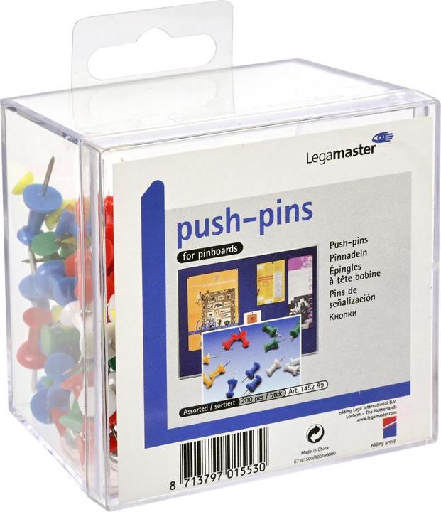 Actual product image Legamaster Pin Pin White, 50 Piece (200 Piece, 80 mm)
