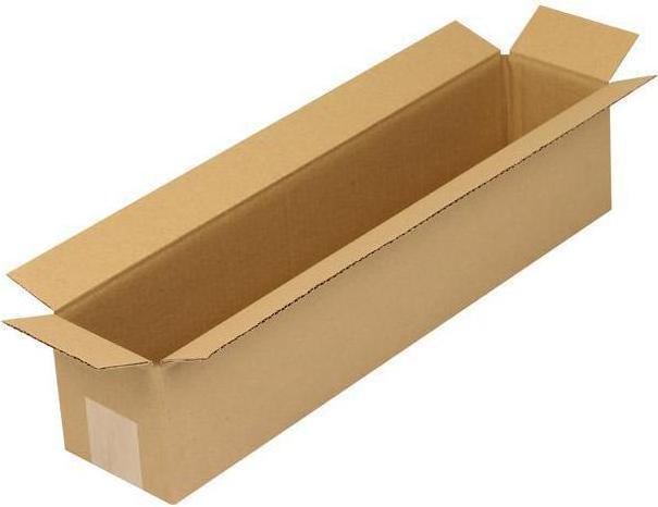 Actual product image Transpak Folding carton 1-wall dimensions 500x100x100mm quality 1.20 B brown brown (25 x)