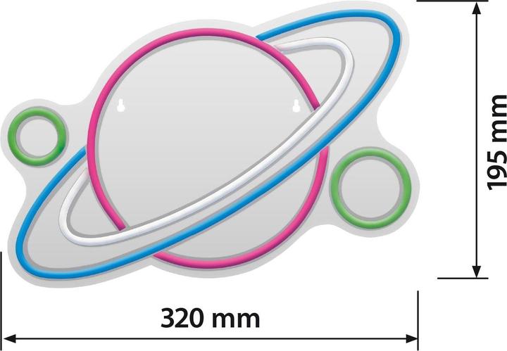 Actual product image Actis ACS-NEON PLANET LED Neon (70 lm)