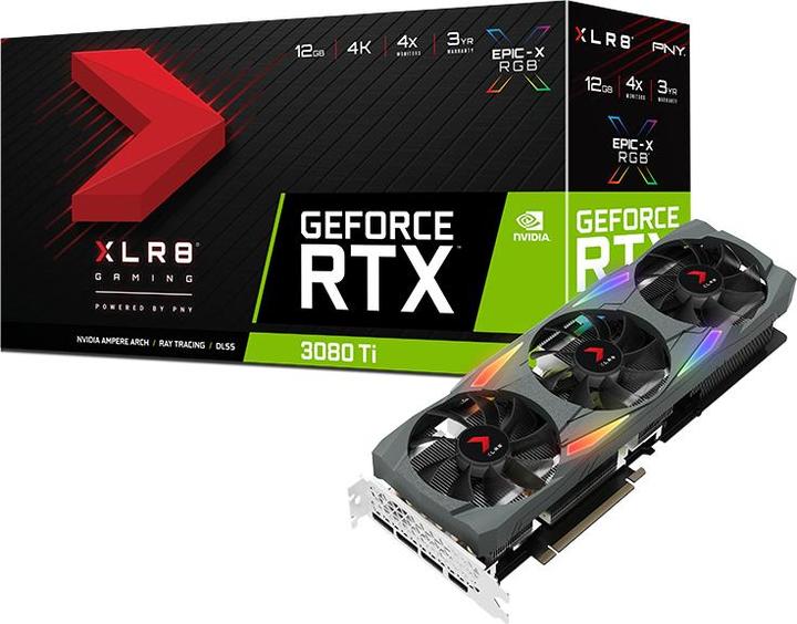 Immagine prodotto PNY VCG3080T12TFXMPB Scheda grafica NVIDIA GeForce RTX 3080 Ti GDDR6X (12 GB)
