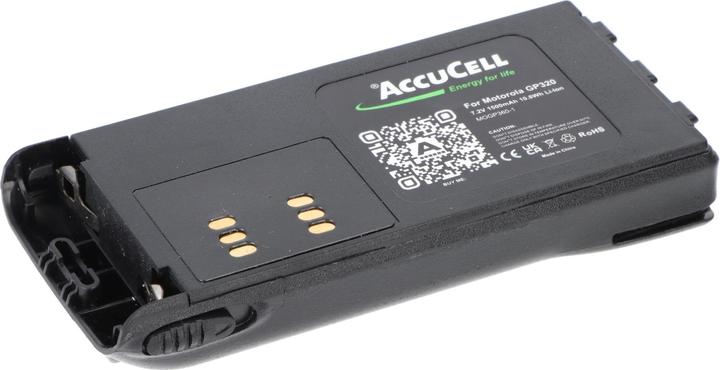 Actual product image AccuCell Battery suitable for Motorola GP320, GP340, GP360, HNN9008 1300-1500mAh