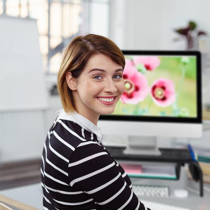 Image du produit Relaxdays Support pour moniteur avec tiroir