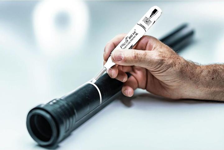 Actual product image Pica Felt-tip pen (White, 5 mm, 1 x)