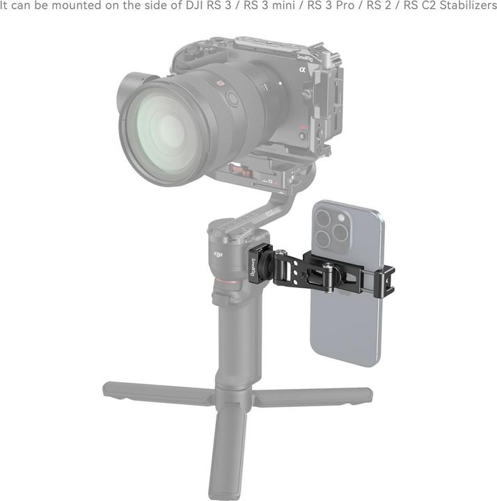 Actual product image SmallRig Cold Shoe Halterung (Gimbal mount)