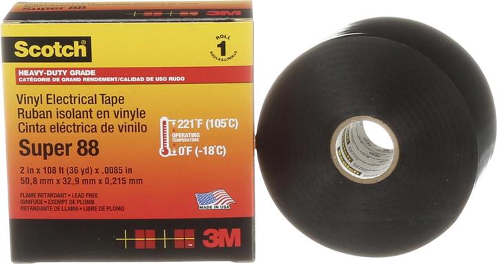 Immagine prodotto 3M Nastro elettrico in vinile Super 88 50mmx33m (50 mm)