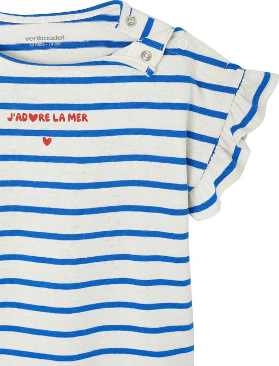 Produktbild Vertbaudet Mädchen Baby-Set: T-Shirt & Trägerrock (74)