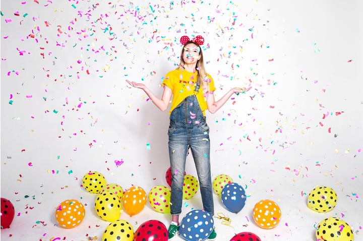 Actual product image Partydeco Confetti Cannon - 80cm - Paper Strips - Colourful