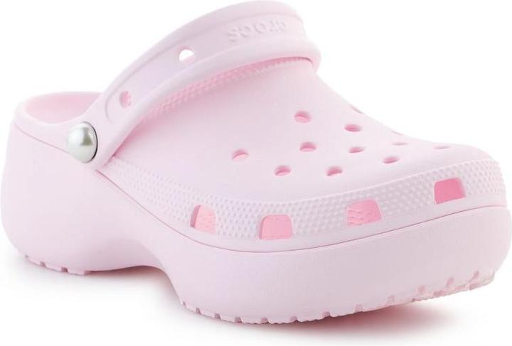 Crocs W's Classic PlatformPearl Clog (37)
