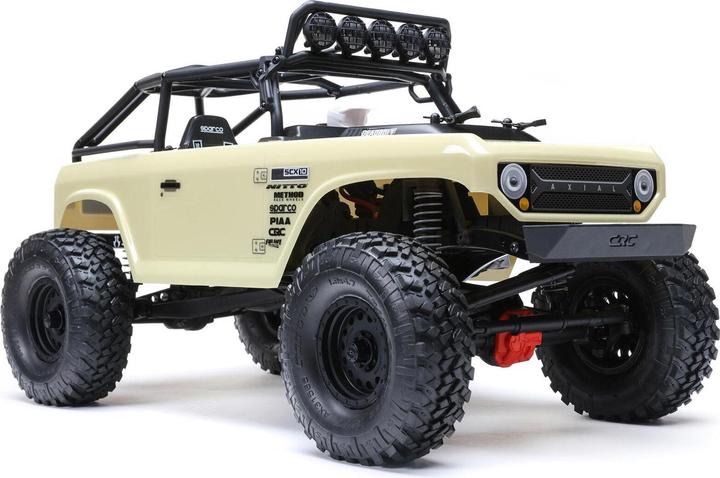 Immagine prodotto Axial SCX10 II Deadbolt Crawler elettrico spazzolato 4WD 1:10 RTR Tan (RTR pronto all'uso)