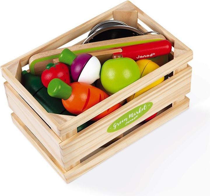Image du produit Janod Maxi Set Fruits & legumes a decouper