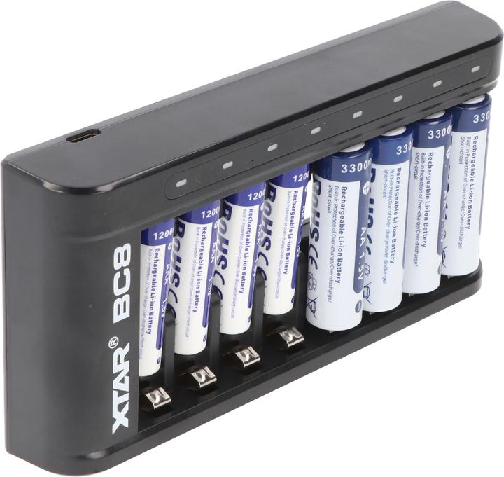 Immagine prodotto Xtar BC8 (1 pz., AAA, Caricabatterie senza batteria)