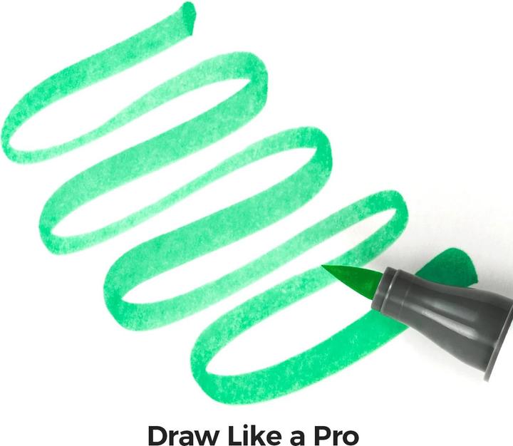 Actual product image Ohuhu Honolulu art marker (Multicoloured, 6 x)