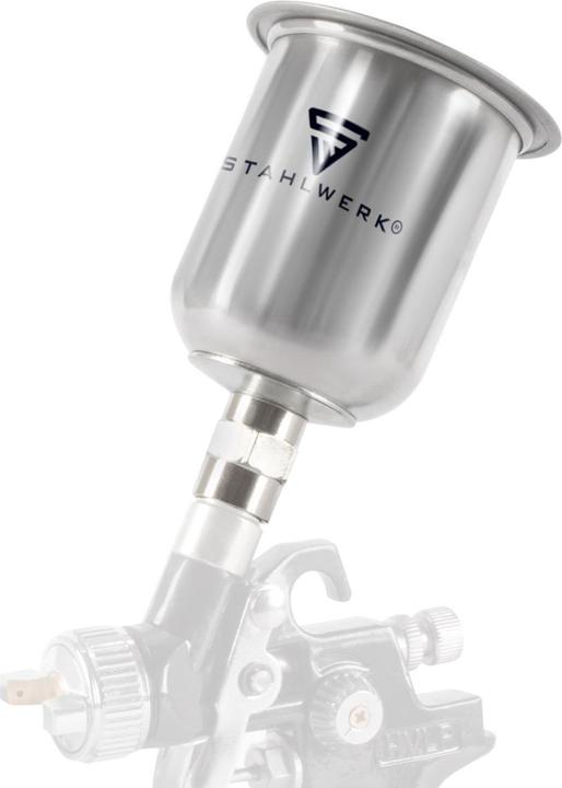 Actual product image Stahlwerk Aluminium flow cup 125 ml paint cup for spray gun