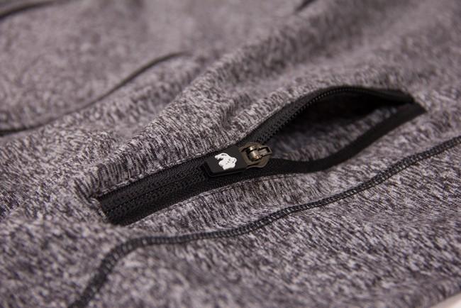 Actual product image Gorilla Wear Shawnee Zipped Hoodie Mixed Grey (S)