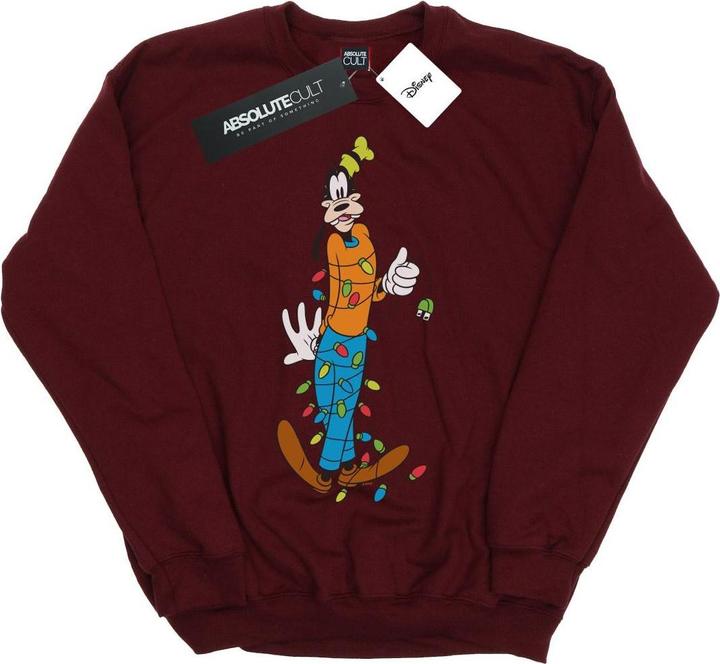 Disney Goofy Christmas Lights Sweatshirt Mädchen