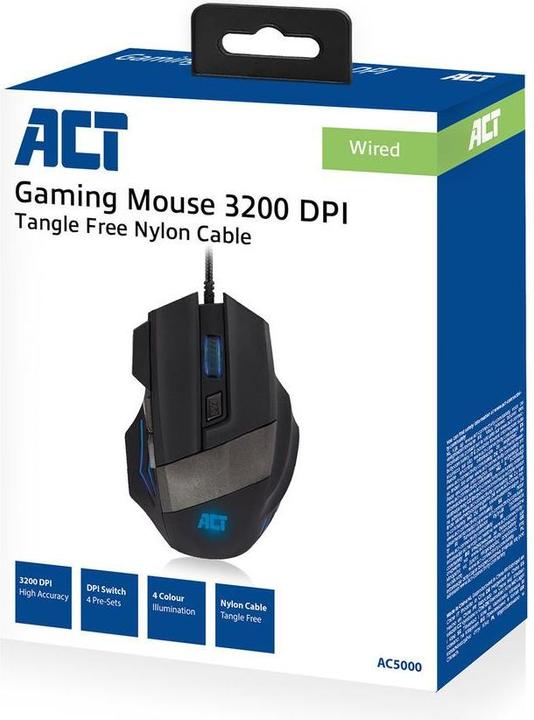 Produktbild AC5000 Maus rechts USB Typ-A Optisch 3200 DPI (Kabelgebunden)