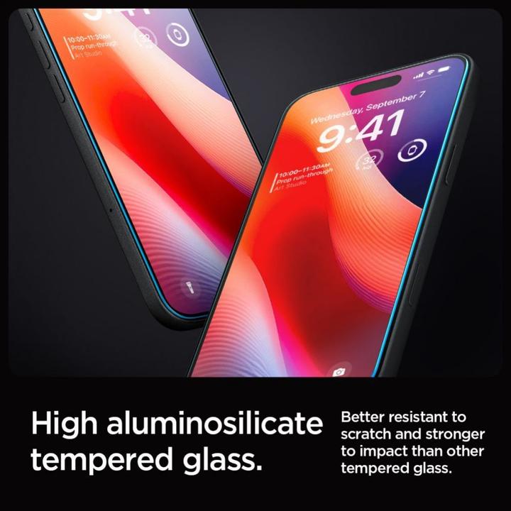 Produktbild Spigen Glas (2 Stück, Apple iPhone 16 Pro)