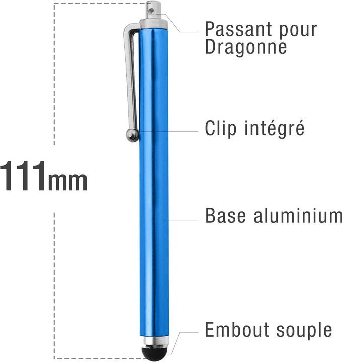 Produktbild Avizar Eingabestift für Touchscreen Tablets/ Smartphones für schnelles Tippen – Blau