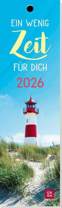 Lesezeichenkalender 2026: Ein wenig Zeit für dich (German)