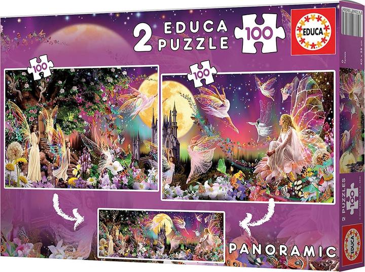 Produktbild Educa Feen-Triptychon 2x100 Teile Puzzle (100 Teile)