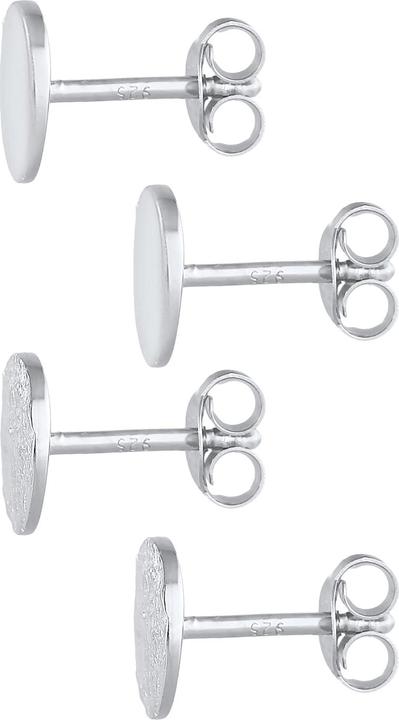 Produktbild Elli Basic Ohrstecker, Geo, Kreis, Organic (925er Sterling Silber)