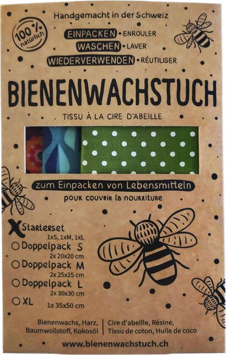 Actual product image RapNika Beeswax cloth starter set (1 x)