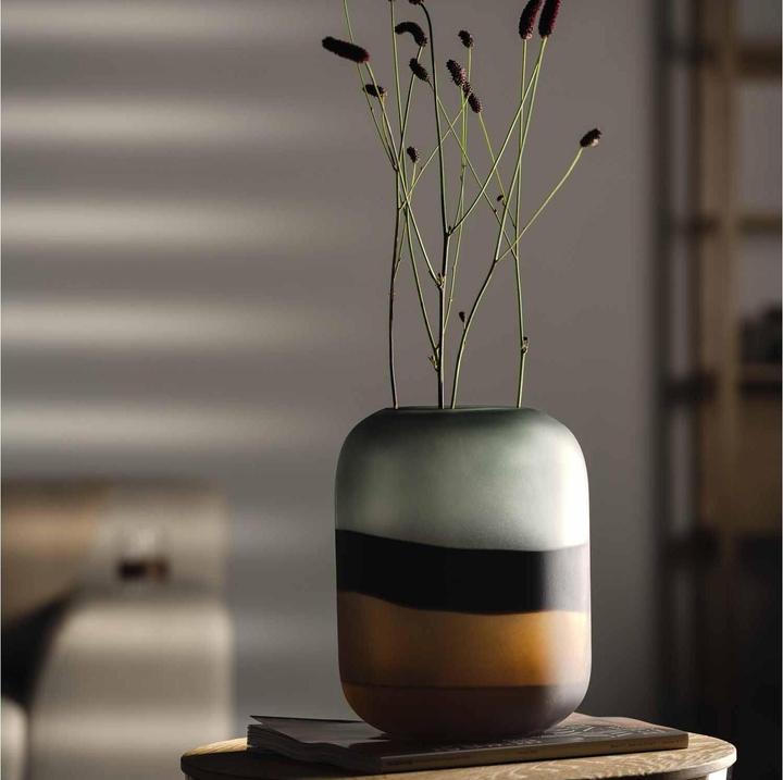 Produktbild Leonardo Vase Sabbia 26 cm, Braun/Transparent (1 x)
