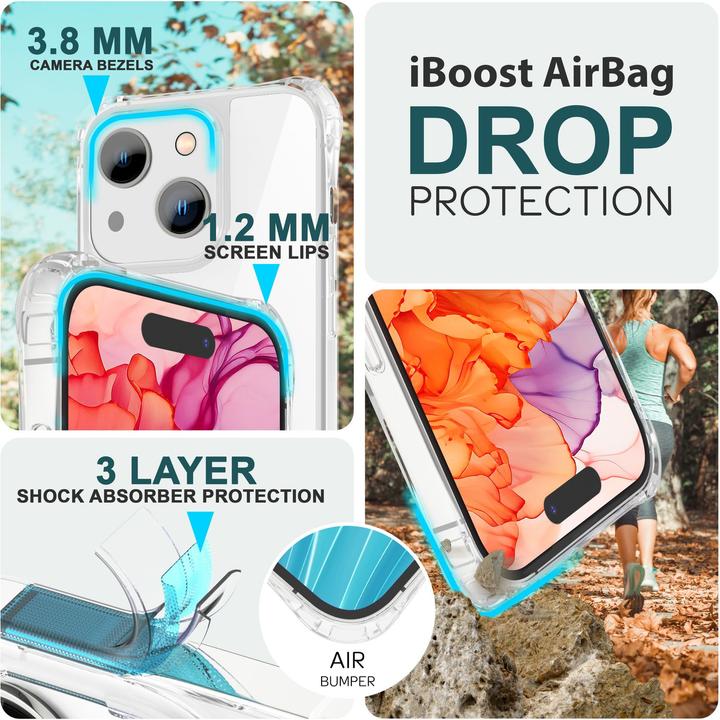 Actual product image Nalia Clear cover with chain to hang around