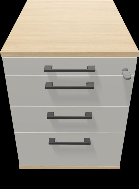Image du produit Narbutas Caisson à roulettes Optima 8665 (43 x 60 x 59,5 cm)