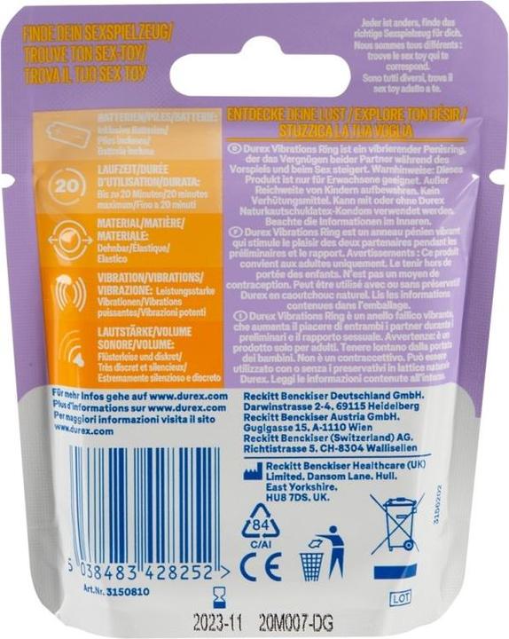 Image du produit Durex Play Vibrations Ring (4 cm)