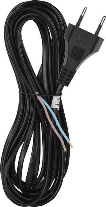 Actual product image Emos Connecting cable H03VVH2-F 2 x 0.75 mm black 5 m (S19275) (5 m)