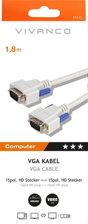 Produktbild Vivanco VGA — VGA (1.80 m, VGA)