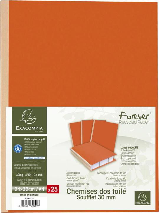 Image du produit Exacompta Fardes de classement - Couvertures de dossiers (A4, 25 x)