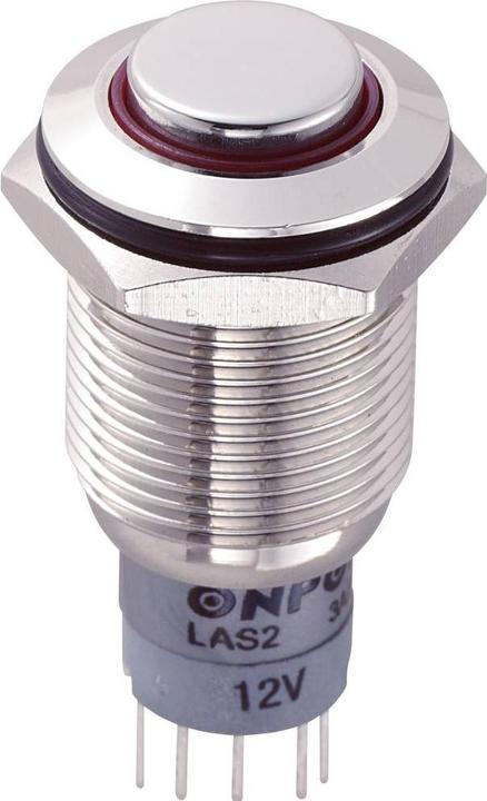 Actual product image Tru Components 701909 LAS2GQH-11E/R/12V/N/P Vandalismusgeschützter Drucktaster 2