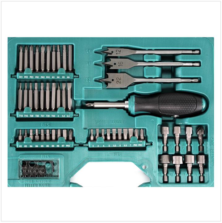 Immagine prodotto Makita P-90364 Pro XL Set di punte e accessori - 105 pezzi