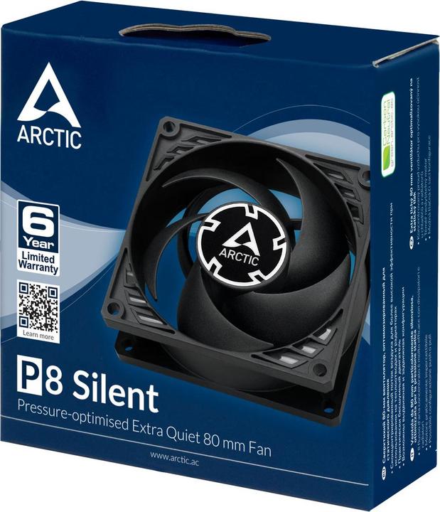 Image du produit Arctic P8 Silent (80 mm, 1 x)
