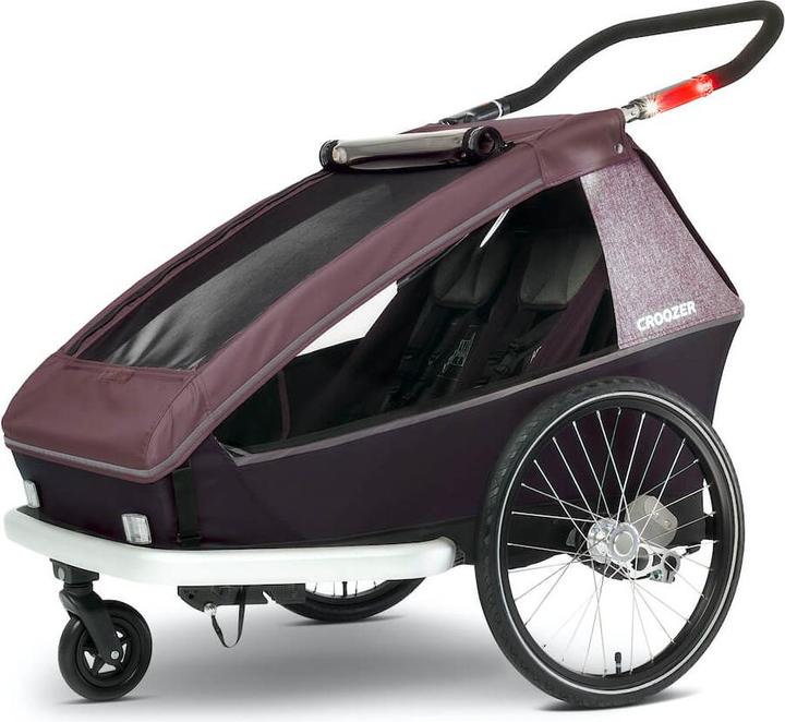 Produktbild Croozer Kid Vaaya 2 Baby Bundle - Farbe: Blossom Red